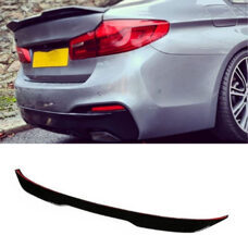 Heckspoiler P-Typ Schwarz Glanz Lackiert BMW 5er G30 M5 F90 Hecklippe