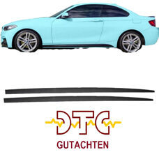 Schweller P-Type mit DTC CH-Gutachten Performance Schwarz Glanz BMW 2er F22 F23 M235i M240i