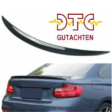 Heckspoiler P-Type MIT DTC CH-Gutachten Schwarz Glanz BMW F22 Coupe F87 M2 Hecklippe