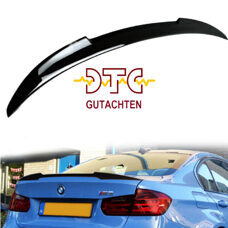 Hecklippe M4-Type MIT DTC CH-Gutachten Schwarz Glanz BMW F30 F80 M3 Heckspoiler