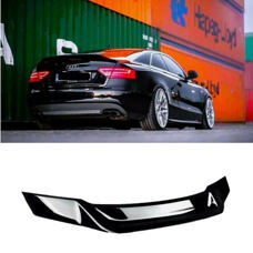 Heckspoiler R-Typ Audi A5 8T Coupe 2008-2016 Schwarz Glanz Hecklippe