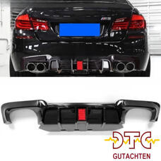 Diffusor BB-Type Schwarz Glanz ABS BMW 5er F10 F11 Heckdiffusor + DTC CH-Gutachten