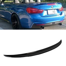 Hecklippe P-Type Schwarz Glanz BMW F83 M4 4er F33 Cabrio Performance Heckspoiler