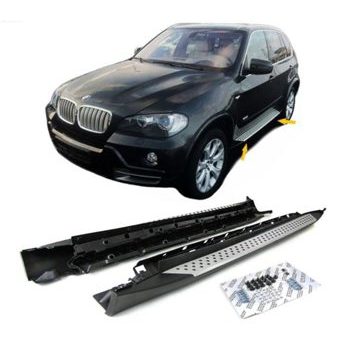 Trittbretter Schweller Alu Optik BMW X5 E70 2007-2013 Seitenschweller