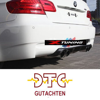 Diffusor VRS Carbon mit DTC CH-Gutachten BMW E92 E93 M3