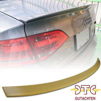 Heckspoiler Lippe ABS mit DTC CH-Gutachten unlackiert Audi A4 B8 2007-2012