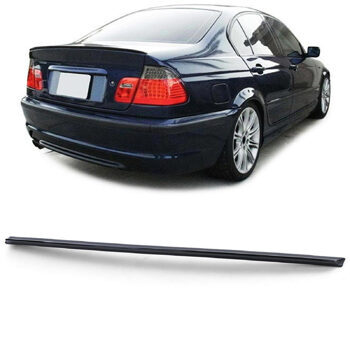 Heckspoiler M-Typ Schwarz Glanz BMW E46 Limousine Hecklippe