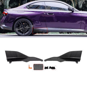 Flaps BMW G42 2er Coupe M245i Seitenschweller Carbon Look