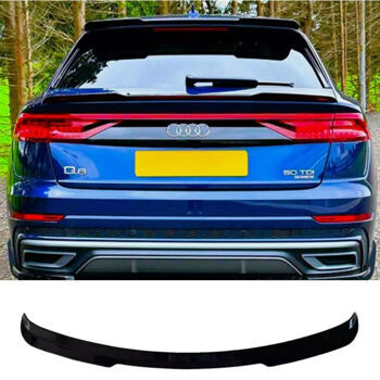 Dachspoiler Schwarz Glanz Audi Q8 SQ8 ab 2018 Heckspoiler