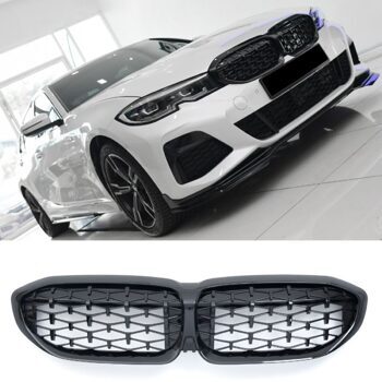 Grill Diamant Schwarz Nieren BMW 3er G20 G21 ab 2019 Kühlergrill