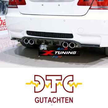 Diffusor HM Carbon mit DTC CH-Gutachten BMW E92 E93 M3